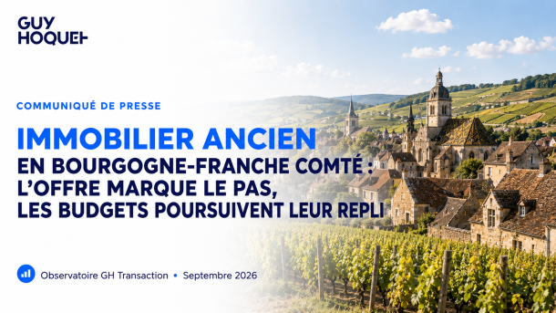 Immobilier en Bourgogne-Franche Comté : l'offre marque le pas !
